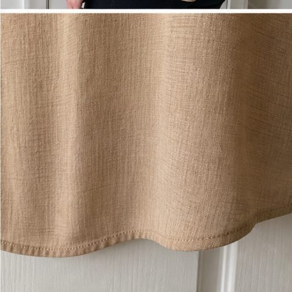 Camel Button Blouse - Picture 6 of 6